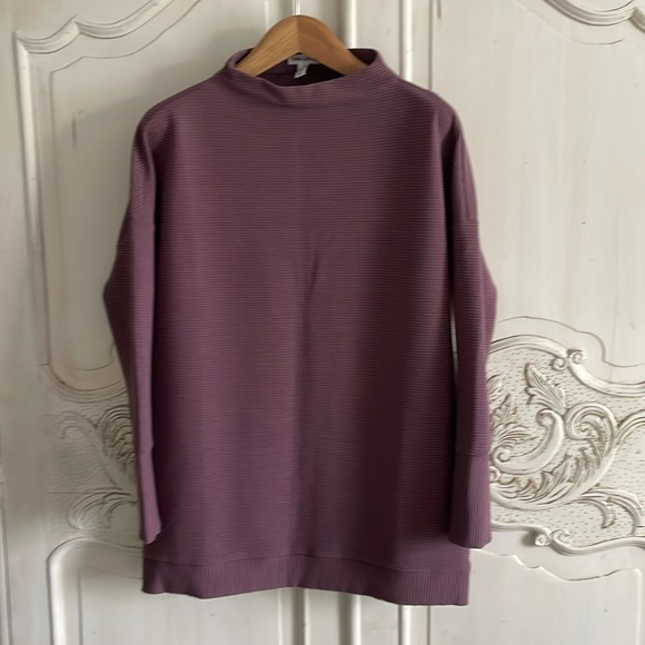 Tribal Jeans funnel neck tunic in lavender - Picture 1 of 7